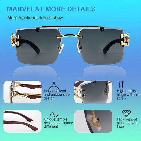 Lunettes de soleil de luxe pour hommes